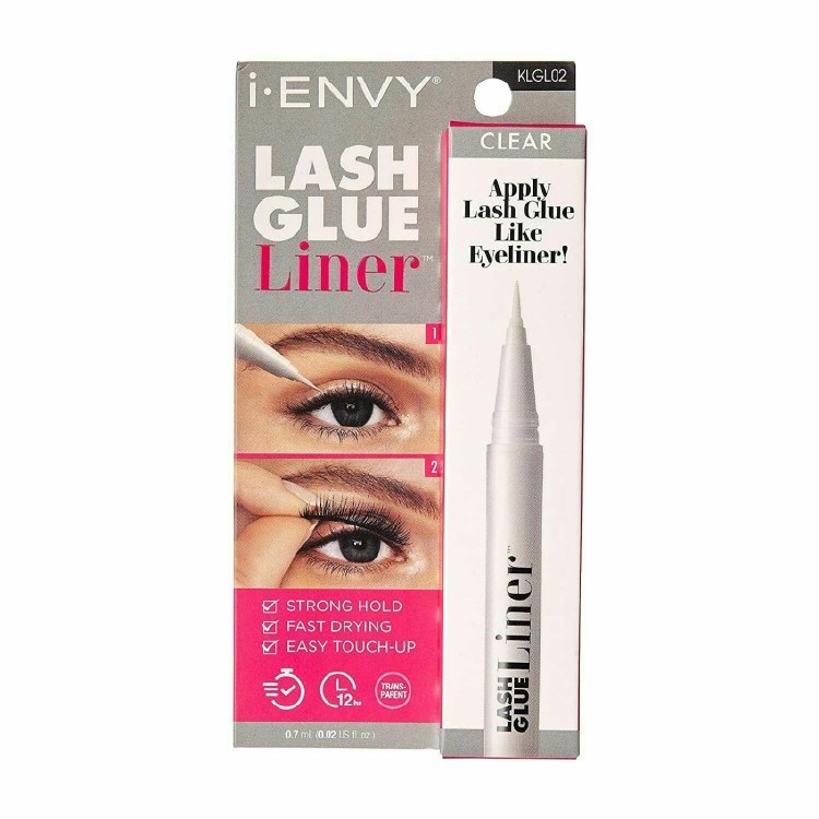 Kiss I Envy Lash Glue Liner Apply Lash Glue like Eyeliner Clear # KLGL02