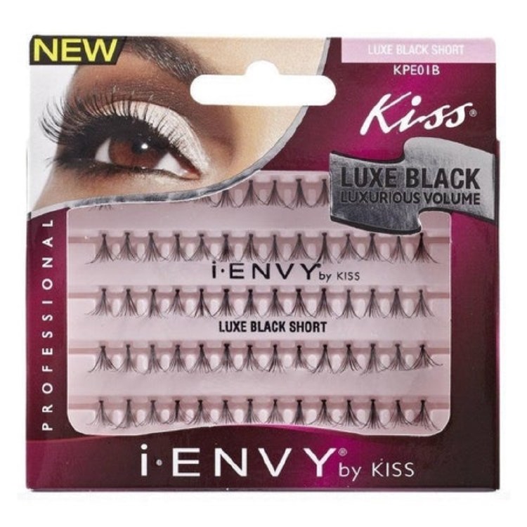 Kiss i-Envy Lashes Luxe Black Short KPE01B