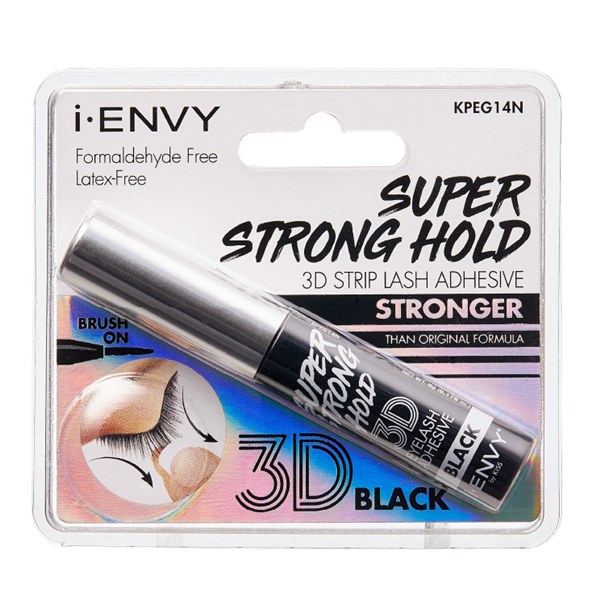 Kiss i-Envy Super Strong Hold 3D Lash Adhesive #KPEG14N - Black