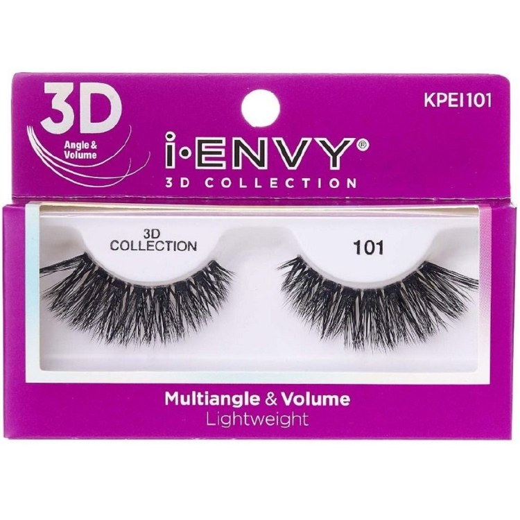 Kiss I Envy 3D Eyelashes Multi-Angle & Volume Lightweight Collection #KPEI101