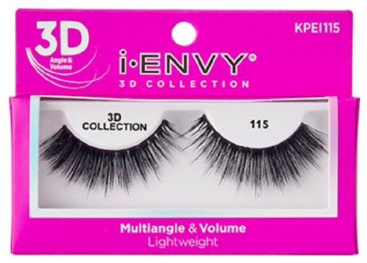 Kiss I Envy 3D Eyelashes Multi-Angle & Volume Lightweight Collection #KPEI115