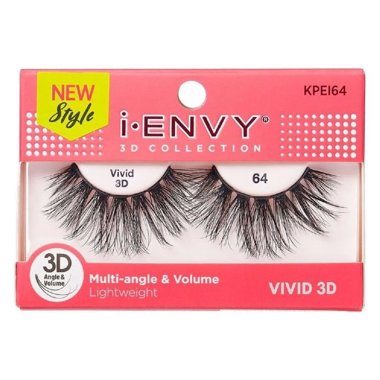 Kiss I Envy 3D Eyelashes Vivid 3D Collection #KPEI64