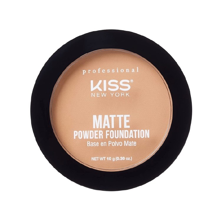 Kiss New York Professional Matte Powder Foundation with Dual Function Formula - KPPF310 - Sun Beige