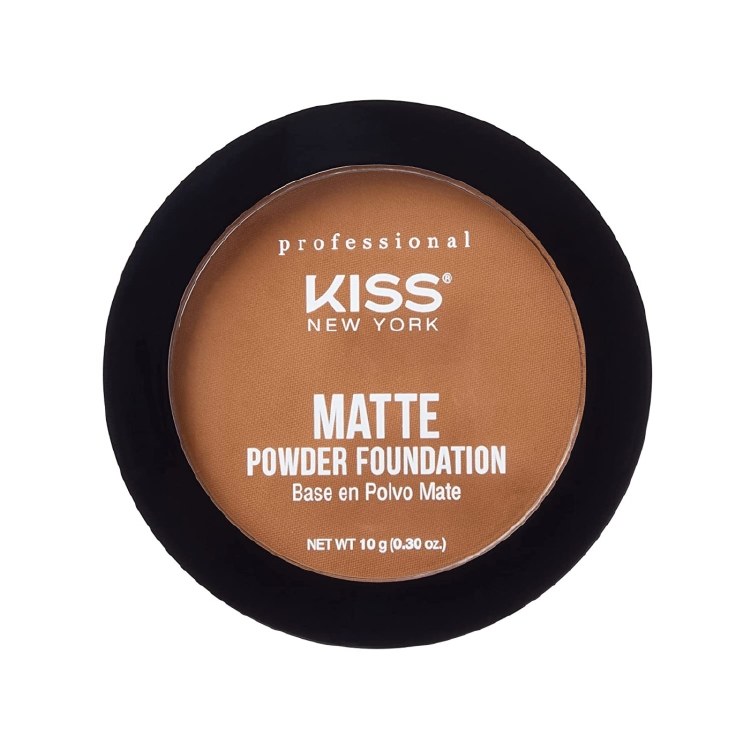 Kiss New York Professional Matte Powder Foundation with Dual Function Formula - KPPF325 - Toffee