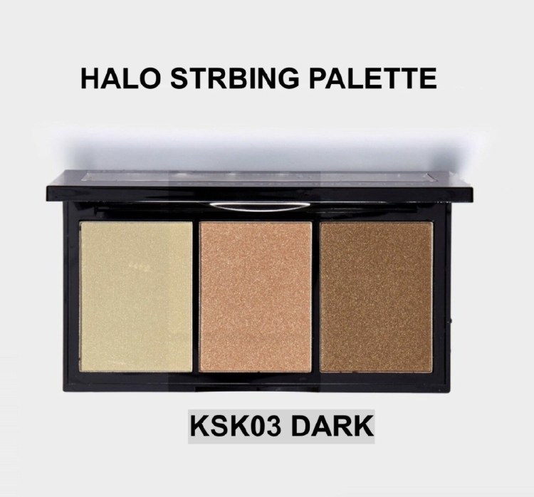 Kiss New York Halo Strobing Highlighting Palette KSK03 Dark