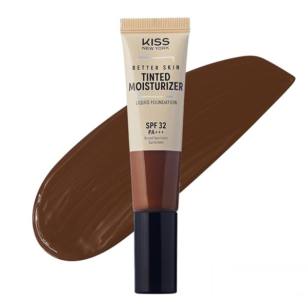 Kiss Tinted Moisturizer Liquikd Foundation #KTM420 - Chestnut