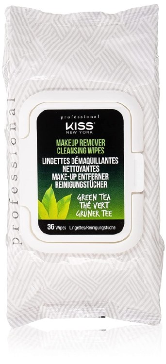 Kiss MakeUp Remover Cleansing Wipes 36 pcs #MRG02 - Green Tea