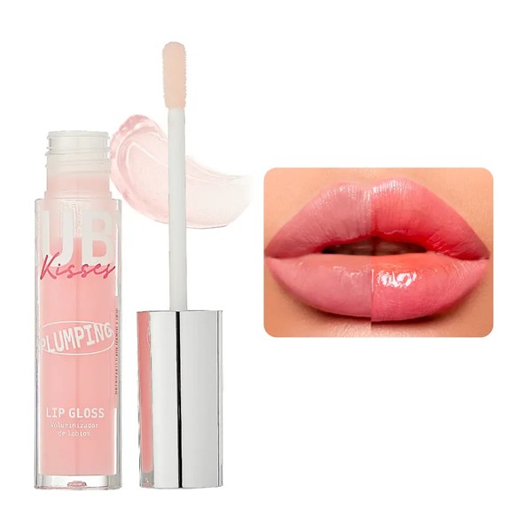 Kisses Plumping Lip Gloss #PL03 - Pink Glacier