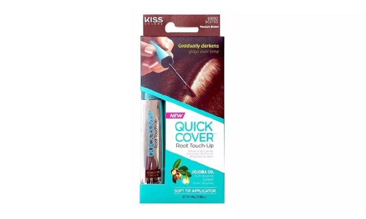 Kiss Quick Cover Root Touch Up Spray Shadow Soft Tip #QCST03 - Medium Brown