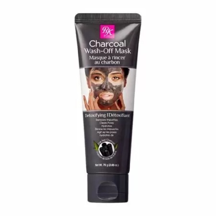Ruby Kisses Charcoal Wash Off Mask Tube for Face 2.65oz #RCWM01