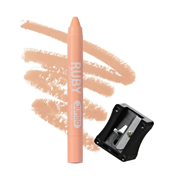 Ruby Kisses Jumbo Eye Pencil with Sharpener #RJP02 - Ivory