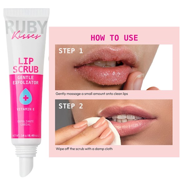 Kiss New York Lip Scrub Gentle Exfoliator #RLI01