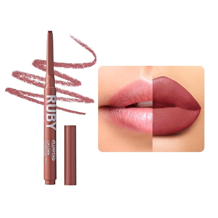 Ruby Kisses Plumping Lip Liner #RPU03 - Nude Pink