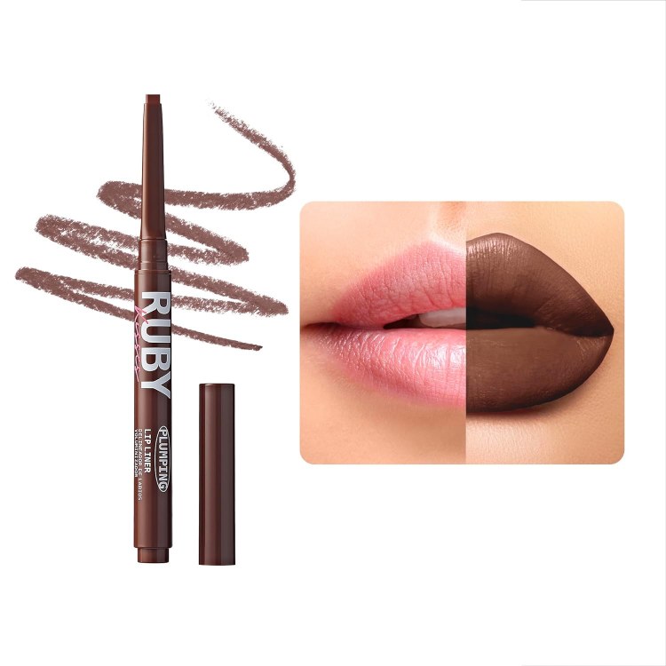 Ruby Kisses Plumping Lip Liner #RPU06 - Nude Brown