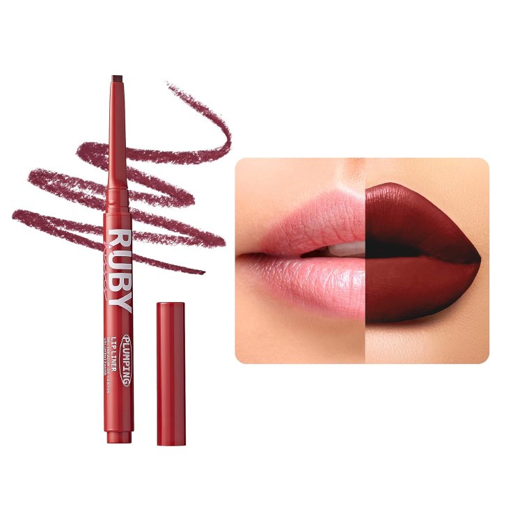 Ruby Kisses Plumping Lip Liner #RPU10 - Deep Red