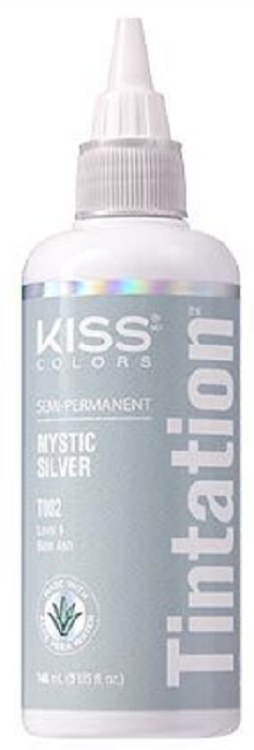 Kiss Colors Tintation Semi-Permanent Hair Color - Mystic Silver