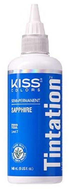 Kiss Colors Tintation Semi-Permanent Hair Color - Sapphire