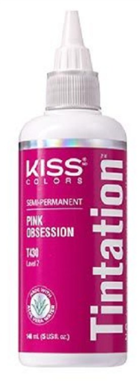 Kiss Colors Tintation Semi-Permanent Hair Color - Pink Obsession