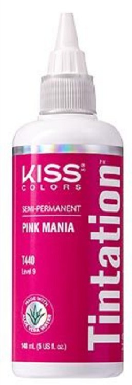 Kiss Colors Tintation Semi-Permanent Hair Color - Pink Mania