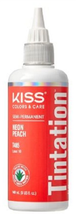 Kiss Colors Tintation Semi-Permanent Hair Color - Neon Peach