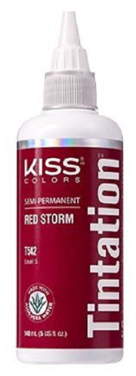 Kiss Tintation Semi-Permanent Hair Color Red Velvet T552