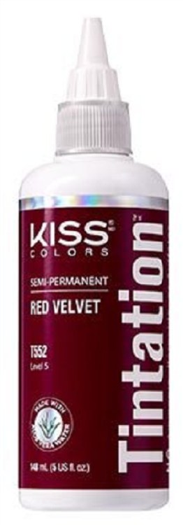 Kiss Colors Tintation Semi-Permanent Hair Color - Red Velvet