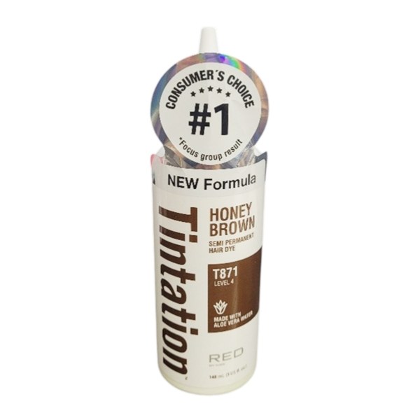 Kiss Colors Tintation Semi-Permanent Hair Color #T871 - Honey Brown