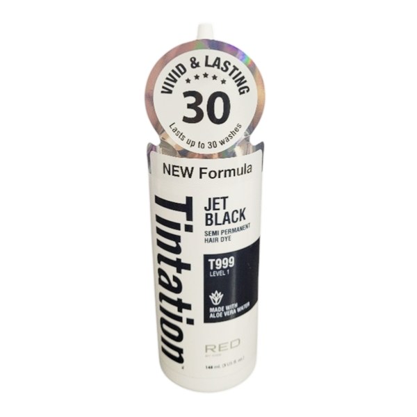Kiss Colors Tintation Semi-Permanent Hair Color #T999 - Jet Black