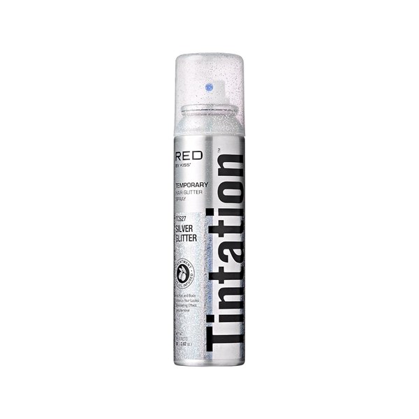 Red By Kiss Tintation Glitter Spray #TCS27 - Silver Glitter