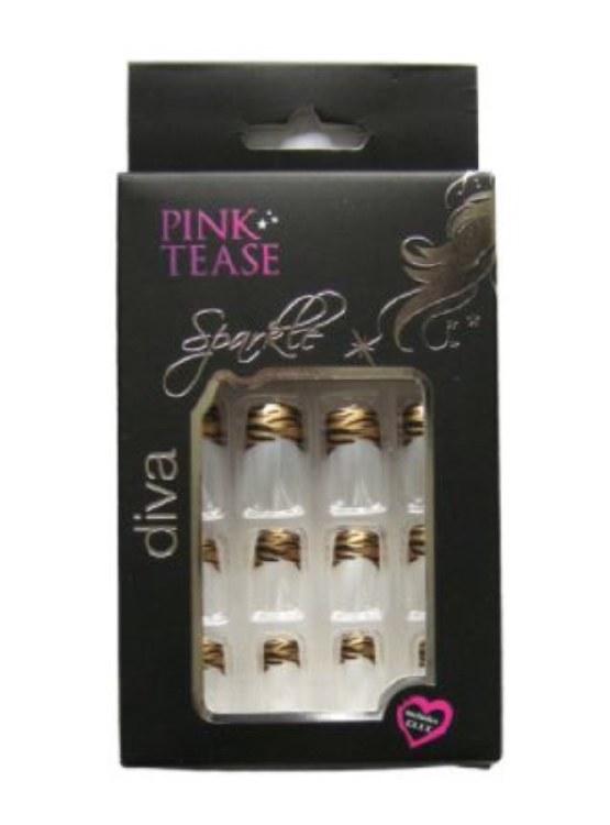 Artificial Nails Pink Tease #GNFN02