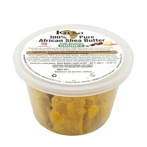 Kuza 100% African Shea Butter Chunk 5oz - Yellow