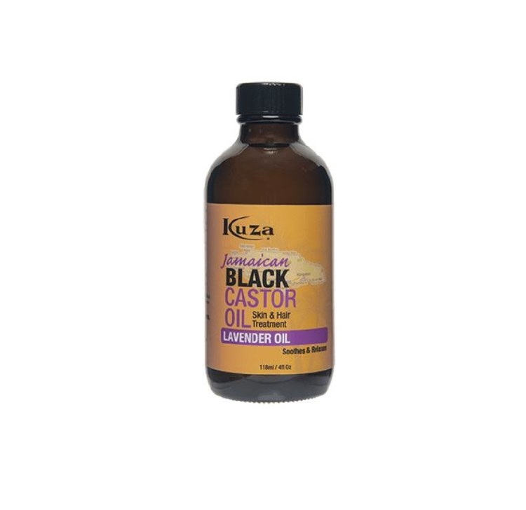 Kuza Jamaican Black Castor Oil Lavender Oil 4oz