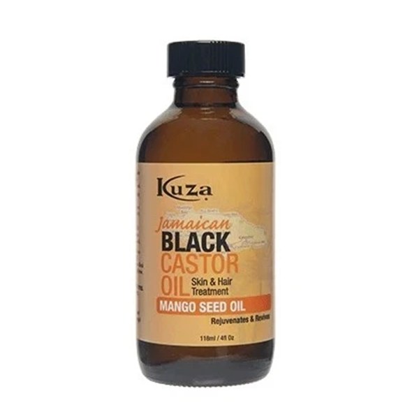 Kuza Jamaican Black Castor Oil 4oz - Mango Seed