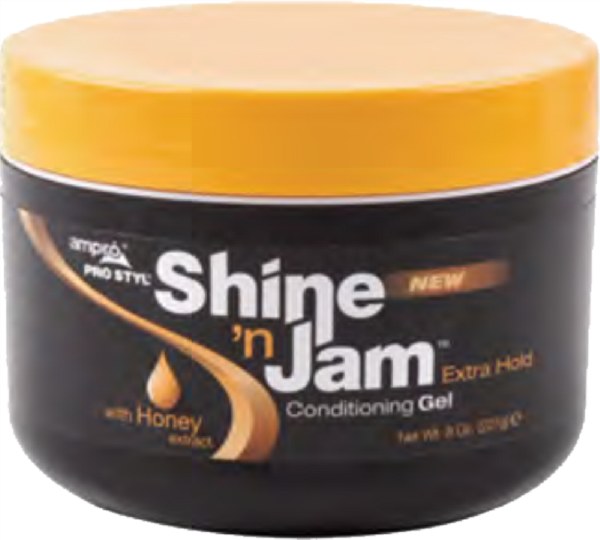Ampro Shine 'n Jam Conditioning Gel Extra Hold 8oz Beauty Depot