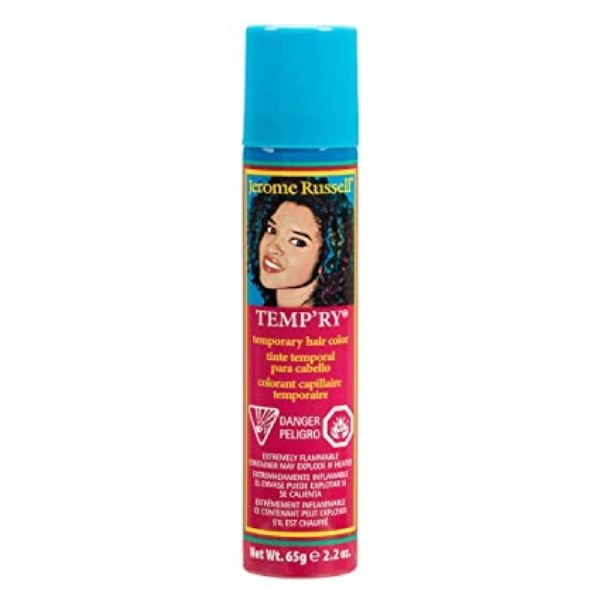 Jerome Russell Temporary Hair Color Spray 2.2oz Black Beauty Depot