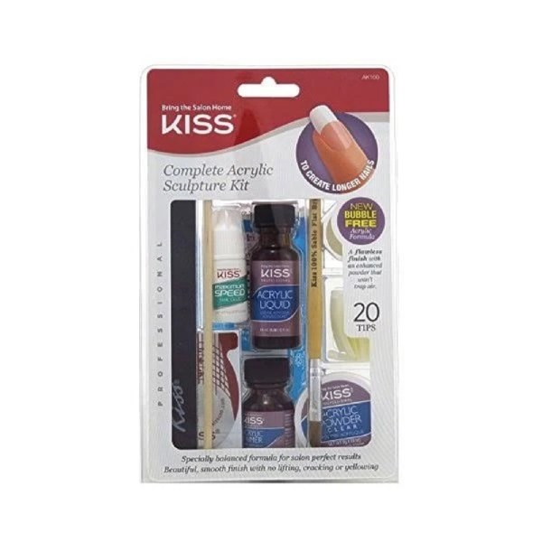 Kiss Complete Acrylic Sculpture Kit - AK100 - Beauty Depot