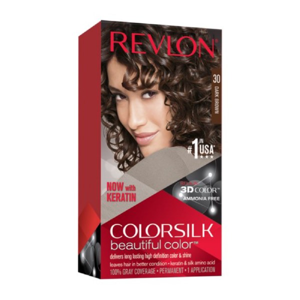 Revlon Colorsilk Beautiful Color Dark Brown #30 - Beauty Depot