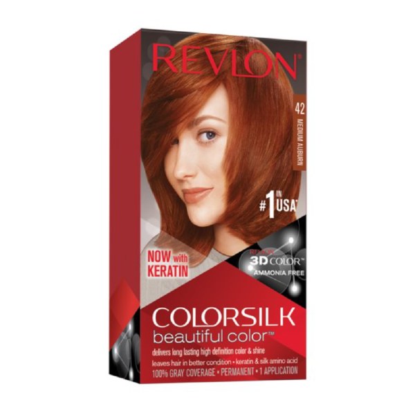 Revlon Colorsilk Beautiful Color Medium Auburn #42 - Beauty Depot