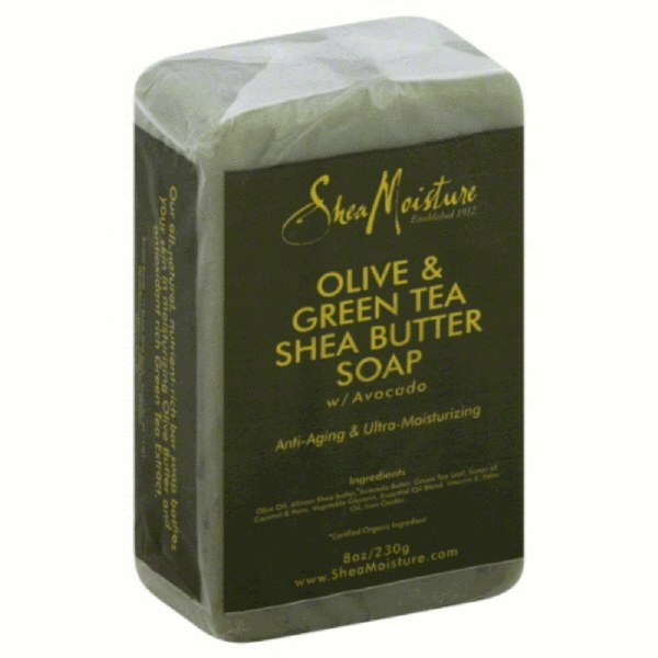 SheaMoisture Olive & Green Tea Shea Butter Soap Bar (8 oz.) - NaturallyCurly