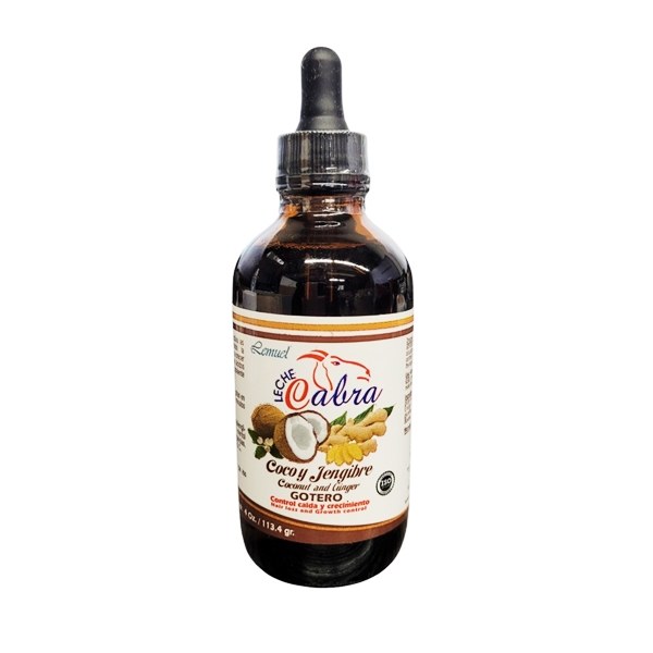 Leche Cabra Coconut and Ginger Gotero Dropper 4oz