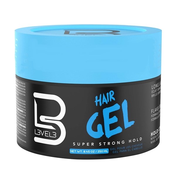 Level3 Hair Gel 8.45oz - Super Strong Hold