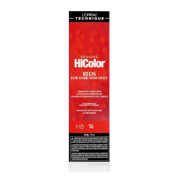 L'Oreal Excellence HiColor 1.74oz # H8 - Red Fire