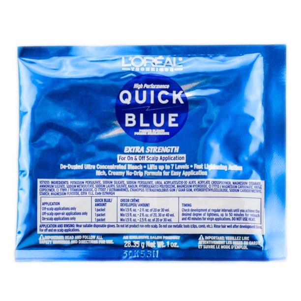 L'Oreal Quick Blue Powder Bleach 1oz