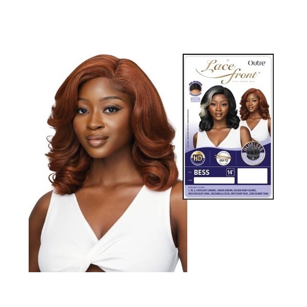 HD Lace Front Wig - BESS - # DR2/CHOCOLATE SWIRL