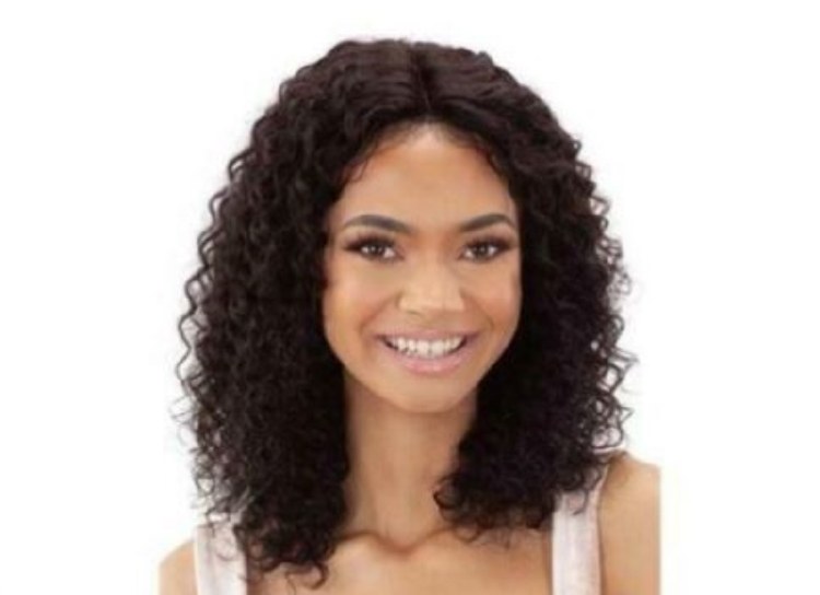 Lace Front Wig Galleria Deep Wave 14 Inch - # Natural
