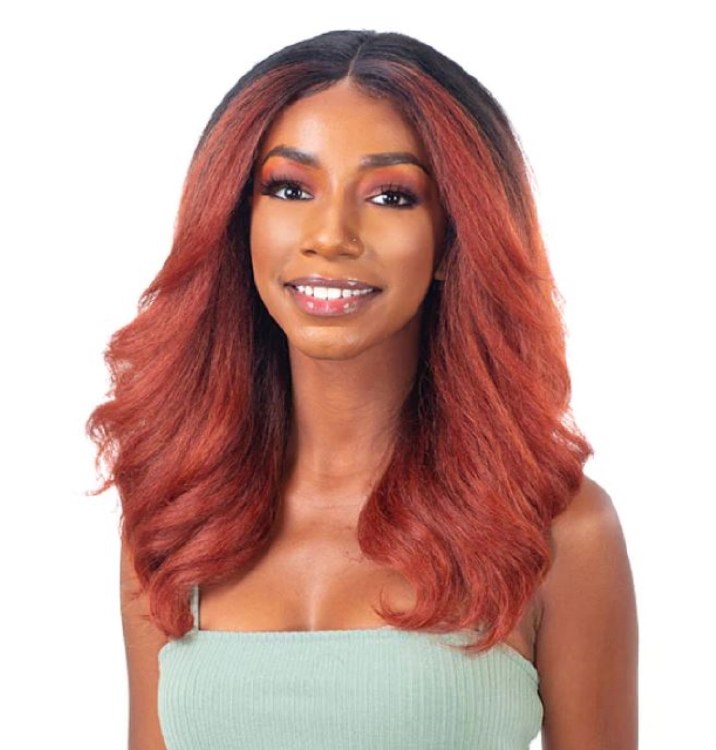 FreeTress HD Lace Front Wig May - # FFT1B/COPPER