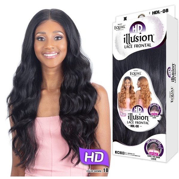 FreeTress HD Illusion Half Up Lace Front - HDL- 08 - # 1