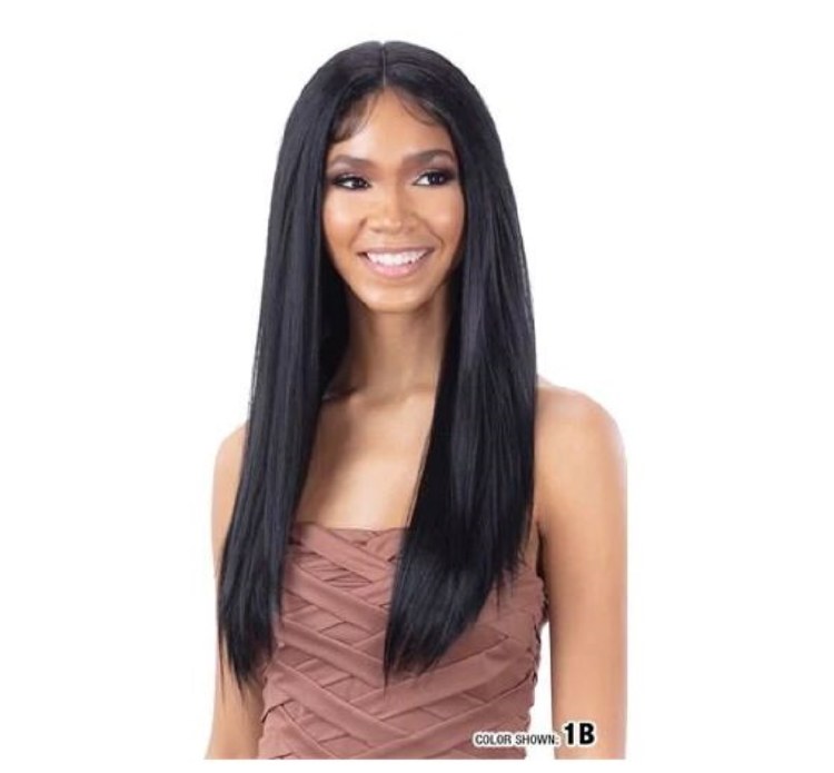 Model Model Synthetic Lace Wig - Shirlene #1B - # 1B