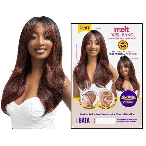 Melt Swiss Lace Front Wig - Bata - # DRLATTE