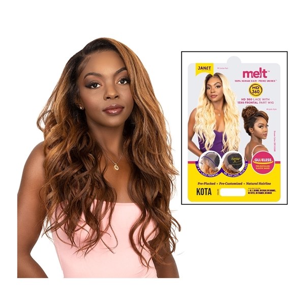 Melt Swiss Lace Front Wig - Kota - # 1